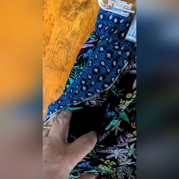 EUC 🌿 ANTHROPOLOGIE 🌿🪷🫒ETT TWA🫒🪷🌿 JUNGLE PRINT PANTS w/pockets! Sz M 🩷 - Picture 5 of 9